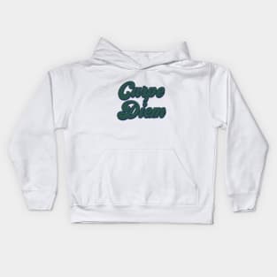 mercyhurst carpe diem Kids Hoodie